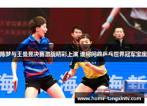 陈梦与王曼昱决赛激战精彩上演 谁将问鼎乒乓世界冠军宝座